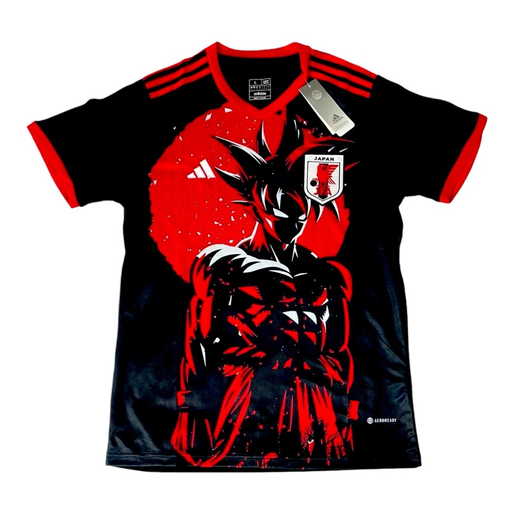 Japan special away kit. Dragon ball Z goku soccer football jersey. Brand new